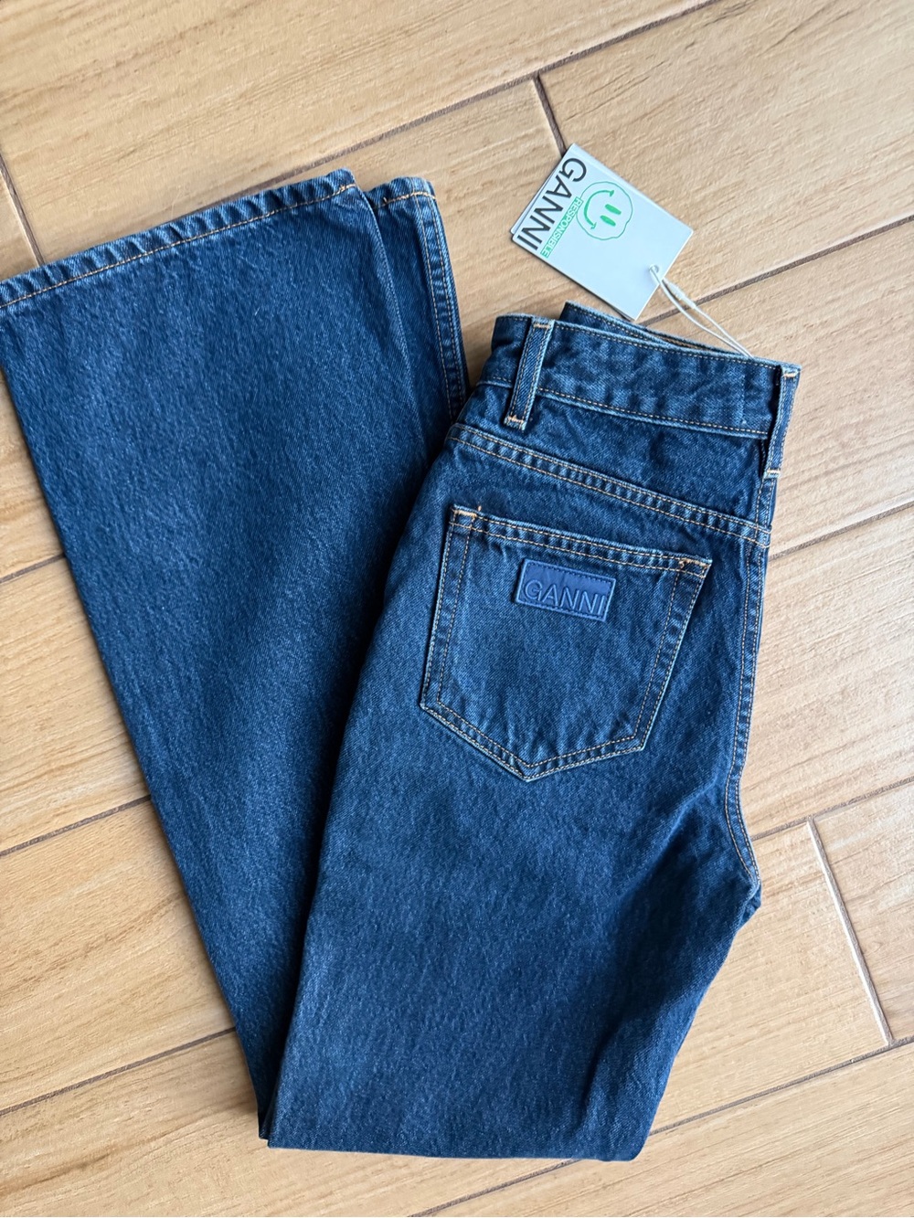 NWT GANNI Betzy Denim Jeans